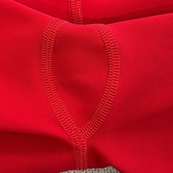 Lululemon Swift Speed High Rise Crop Leggings 21" Size 4 In Dark Red - Picture 6 of 7